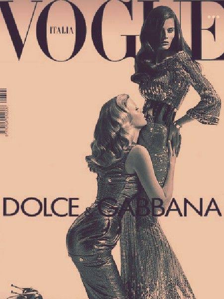 Dolce & Gabbana in the Early Pages of Vogue Italia