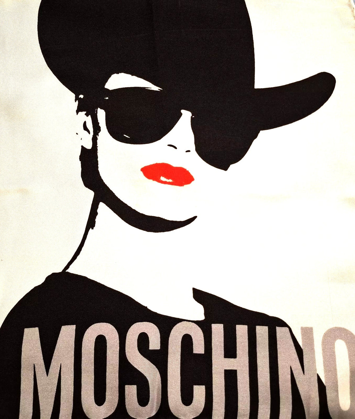 ICONIC FRANCO MOSCHINO GRAPHICS: 1988 v 2010- THE WOMAN WITH THE COWBOY HAT