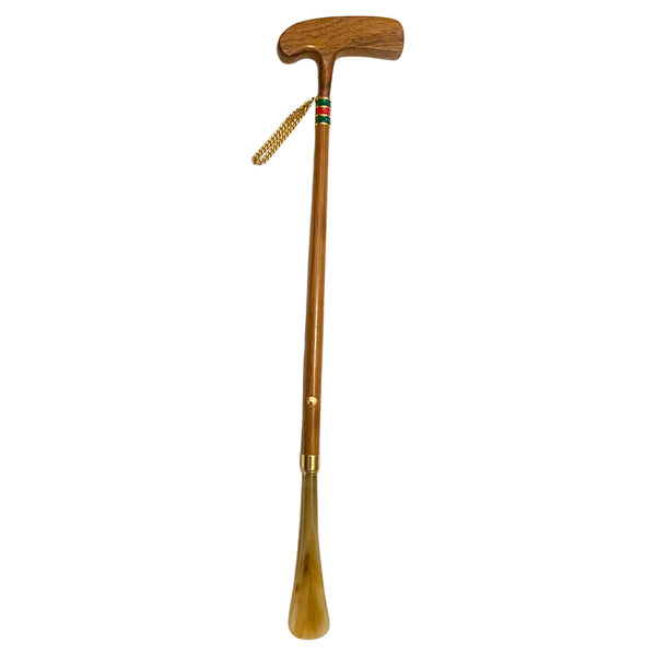 1960s Gucci Wood Golf Club Web Stripe Long Shoe Horn - STYLE-CHNGR