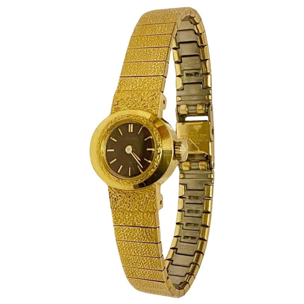 1970S Seiko Gold Tone Mesh Cocktail Wristwatch - STYLE-CHNGR