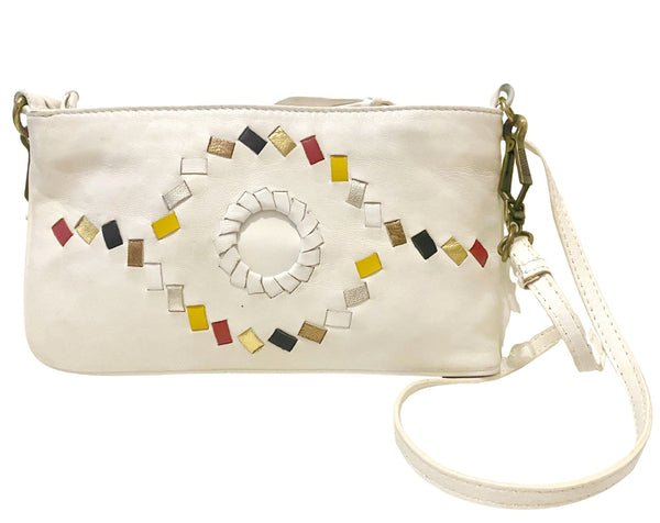 1970s Bottega Veneta Multicolour Intrecciato Shoulder Bag - STYLE-CHNGR