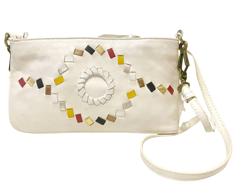 1970s Bottega Veneta Multicolour Intrecciato Shoulder Bag
