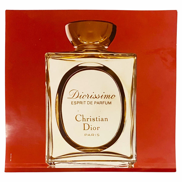 1980s Christian Dior Diorissimo Perfume Glossy Photographic Poster - STYLE-CHNGR