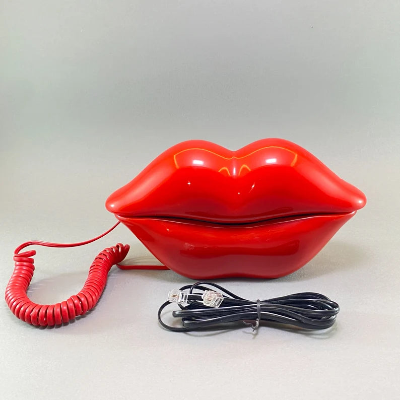 1980s Red Hot Lips Pop Art Phone - STYLE-CHNGR