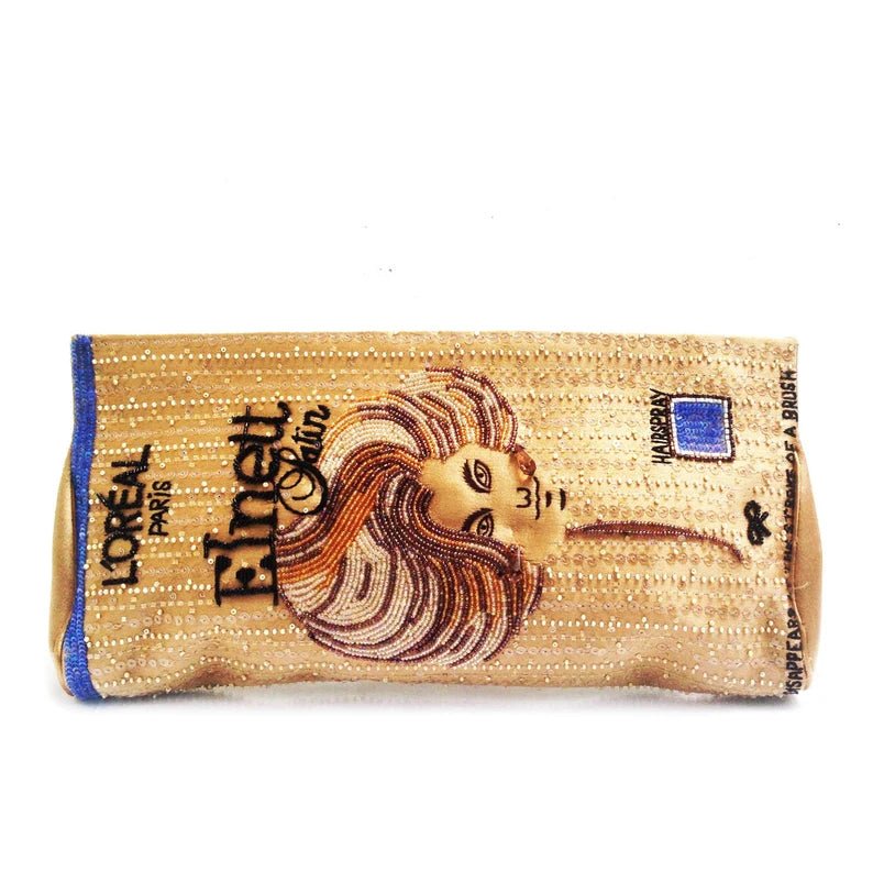 1990s ANYA HINDMARCH  'ELNETT' Sequined Clutch Bag