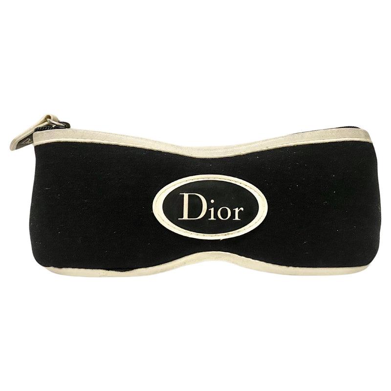 2000s Christian Dior Soft  Zip Glasses Case