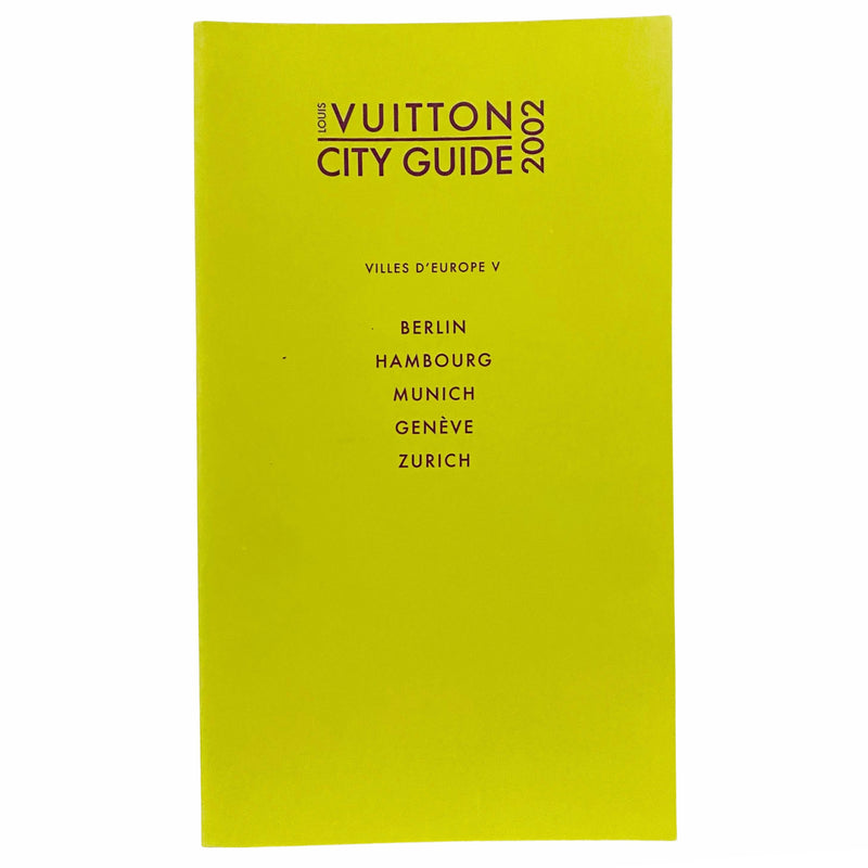 2002 Louis Vuitton City Guide French Edition -  Berlin Hamburg Munich Geneva Zurich