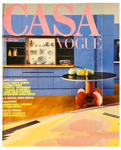 Vintage 1985 CASA VOGUE Italia Magazine Interior Design Milano New