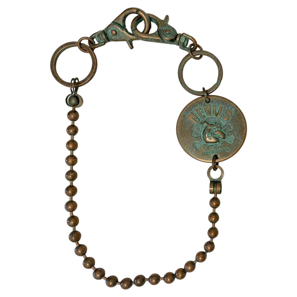 2000s Roberto Cavalli Vintage Chunky Chain Devil Medallion Necklace