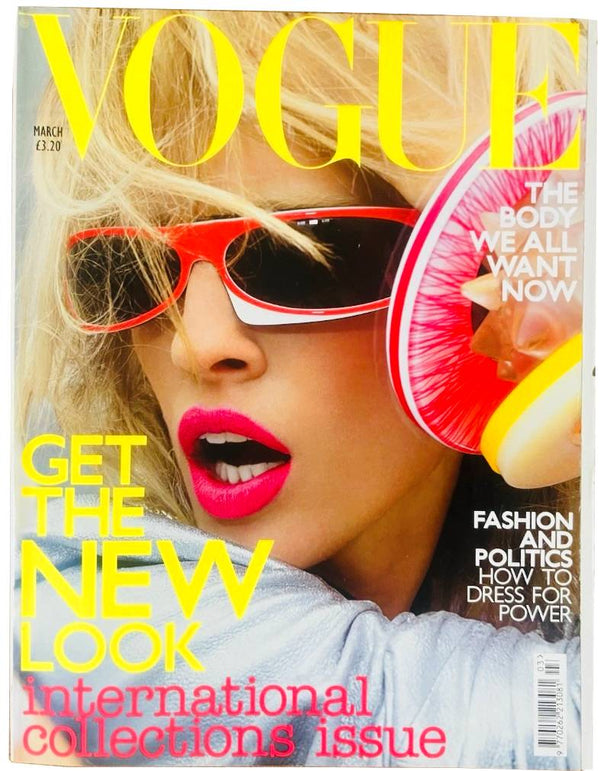 2003 Vogue Magazine  - Natasha Vojnovic Cover & “ FLASH ” Editorial - STYLE-CHNGR
