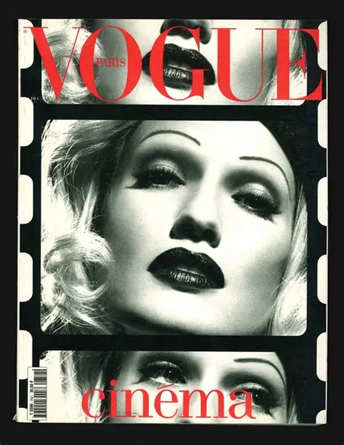 Vogue Paris N°752 The legendary Cinéma issue — December 1994 / January 1995