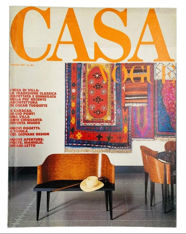 1987 Casa Vogue No. 183 Vintage Italian Interior Design Magazine