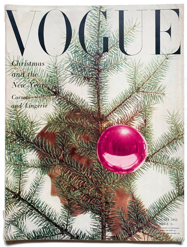 1951 VOGUE Magazine Christmas and The New Year - STYLE-CHNGR