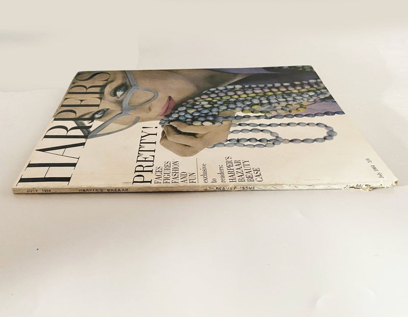 1964 Harper's Bazaar Magazine - "The Pretty Girl" - Cover by Richard Dormer - STYLE-CHNGR