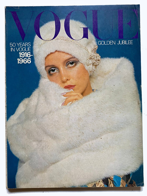 1966 VOGUE Magazine 50th Edition  Golden Jubilee David Bailey - STYLE-CHNGR