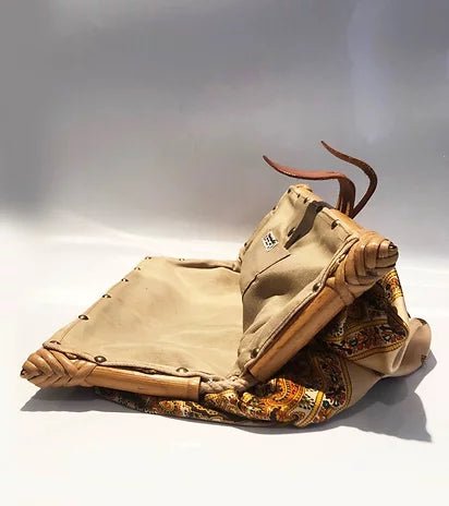 1970s CHRISTIAN DIOR SILK BOHEMIAN PAISLEY BAMBOO CLUTCH BAG - STYLE-CHNGR
