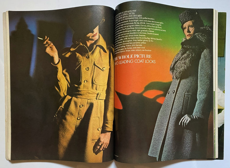 1972 Vogue Magazine The Look from Head to Foot Norman Parkinson - STYLE-CHNGR