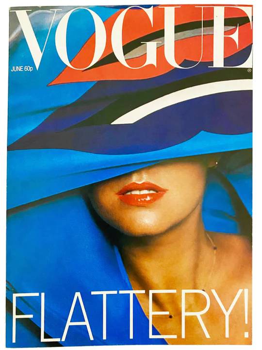 1977 VOGUE Magazine Flattery Barry Lategan