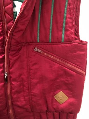 1980S Gucci Pink Puffer Gilet Vest Jacket - STYLE-CHNGR