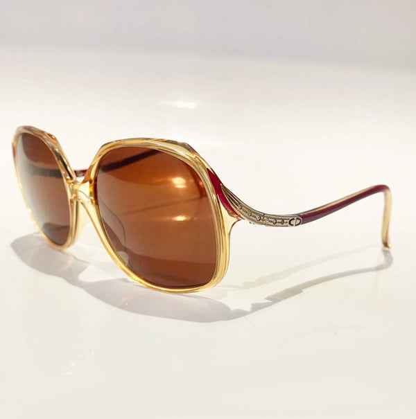 1980s Christian Dior Oversized Crystal Sunglasses - STYLE-CHNGR