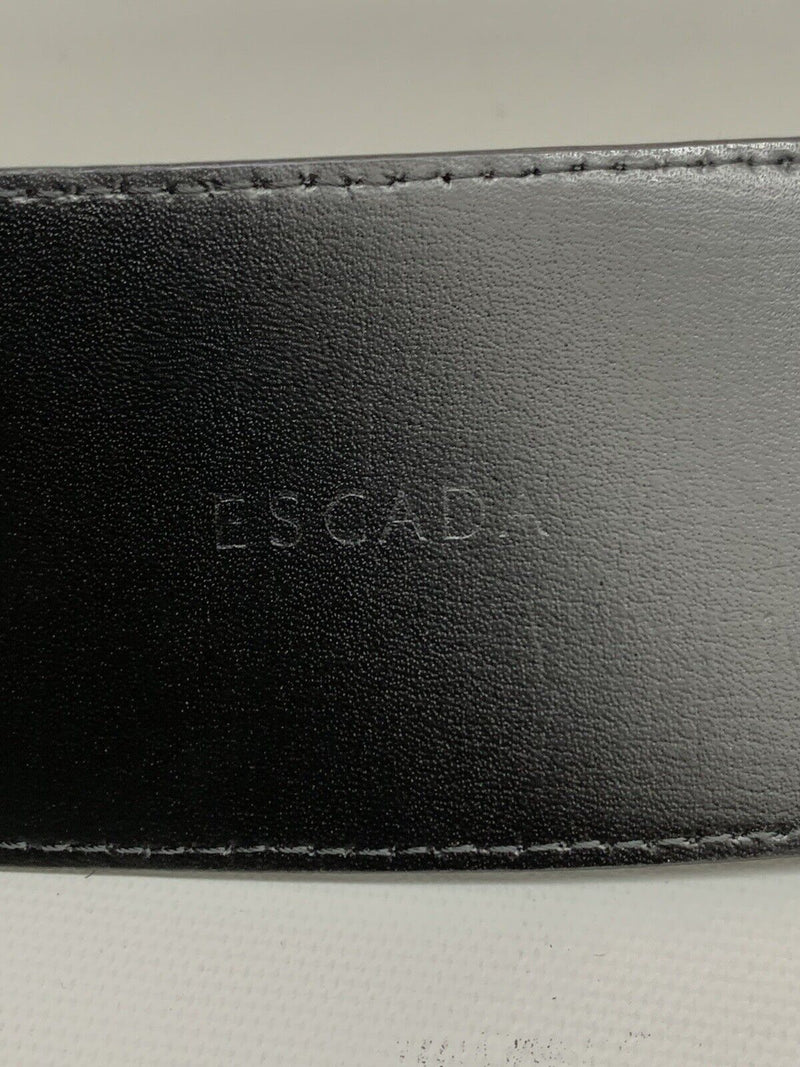 1980s Escada Novelty Snooker Balls Buckle Leather Belt - STYLE-CHNGR