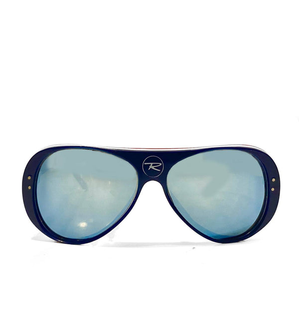 1980s Rossignol Mirrored Ski / Beach Light Blue Sunglasses - STYLE-CHNGR