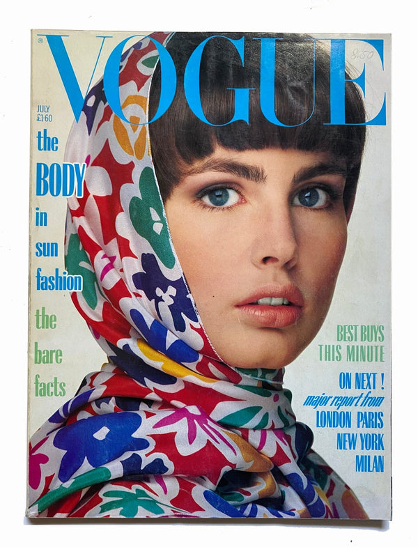 1985 VOGUE Magazine The Body in the Sun Fashion Patrick Dermachelier - STYLE-CHNGR