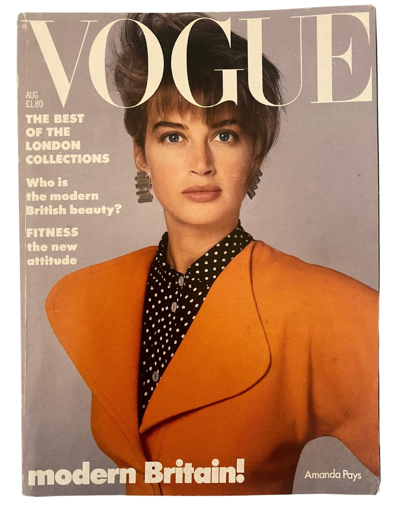 1986 VOGUE Magazine Modern Britain Amanda Pays