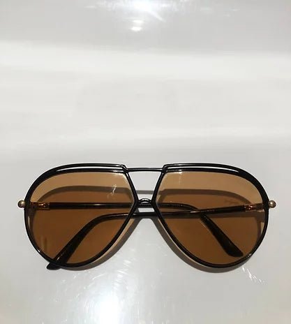 1990s YVES SAINT LAURENT RED INJECTED AVIATOR SUNGLASSES - STYLE-CHNGR