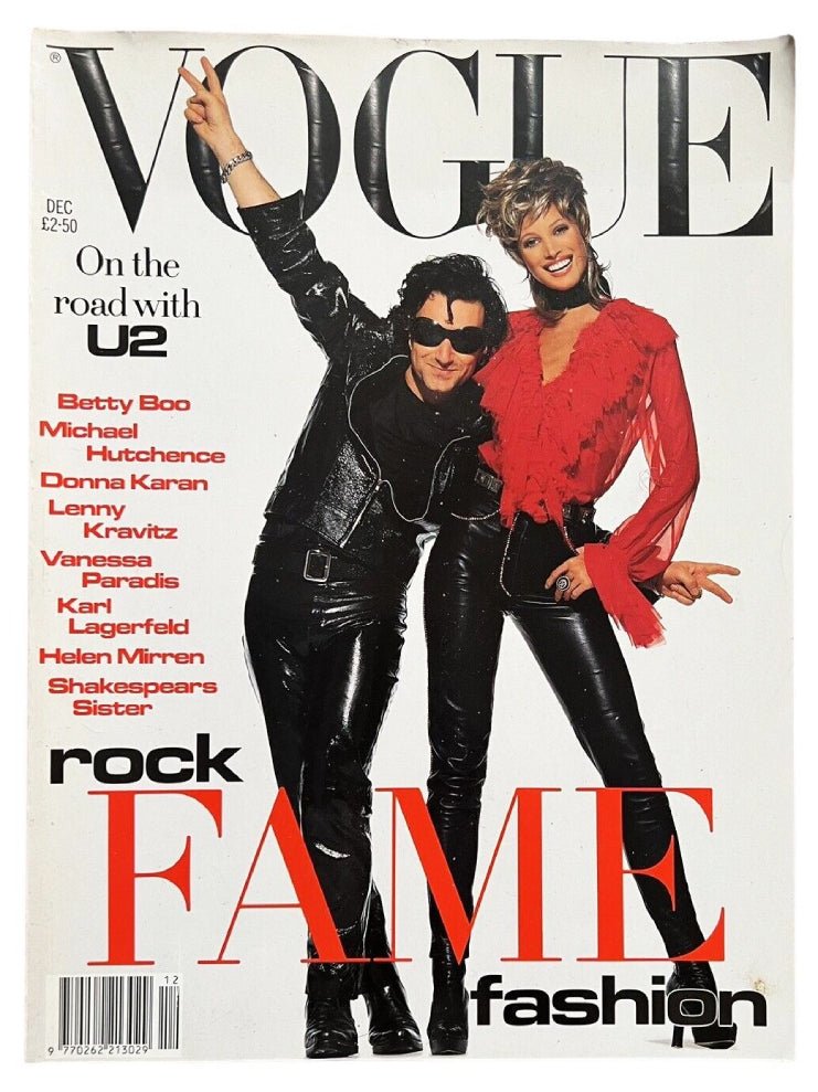 1992 VOGUE Magazine - Rock Fame Fashion - Cover by Andrew Macpherson