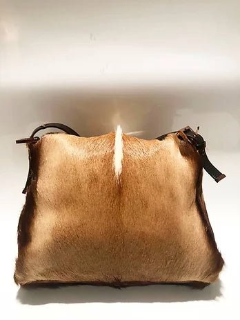 2000S Fendi Buffalo Fur Mama Baguette Shoulder Bag - STYLE-CHNGR