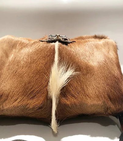 2000S Fendi Buffalo Fur Mama Baguette Shoulder Bag - STYLE-CHNGR