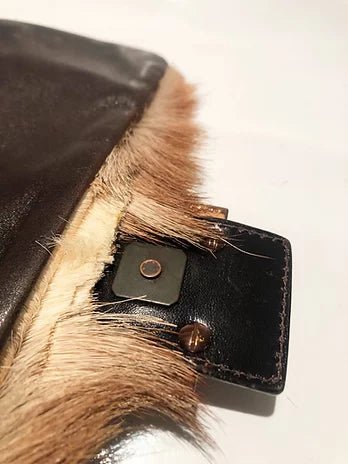 2000S Fendi Buffalo Fur Mama Baguette Shoulder Bag - STYLE-CHNGR
