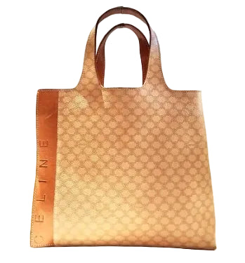 2000s CELINE MACADAM TOTE LOGO BAG - STYLE-CHNGR