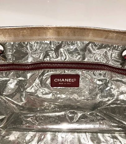 2000s CHANEL Chanel No 5 Chain Tote Chain Bag - STYLE-CHNGR