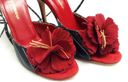 Dolce & Gabbana pinstripe pumps