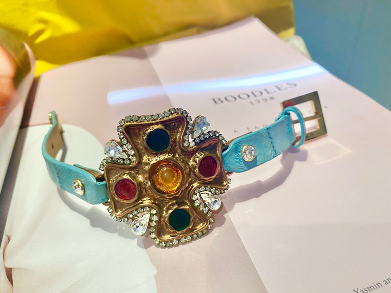 DOLCE & GABBANA JEWELLED STONE BRACELET - STYLE-CHNGR