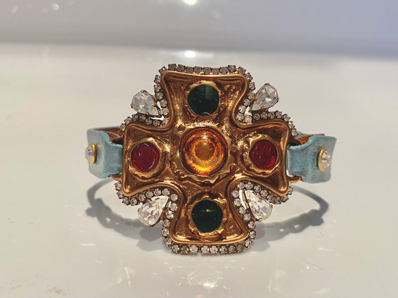 DOLCE & GABBANA JEWELLED STONE BRACELET - STYLE-CHNGR