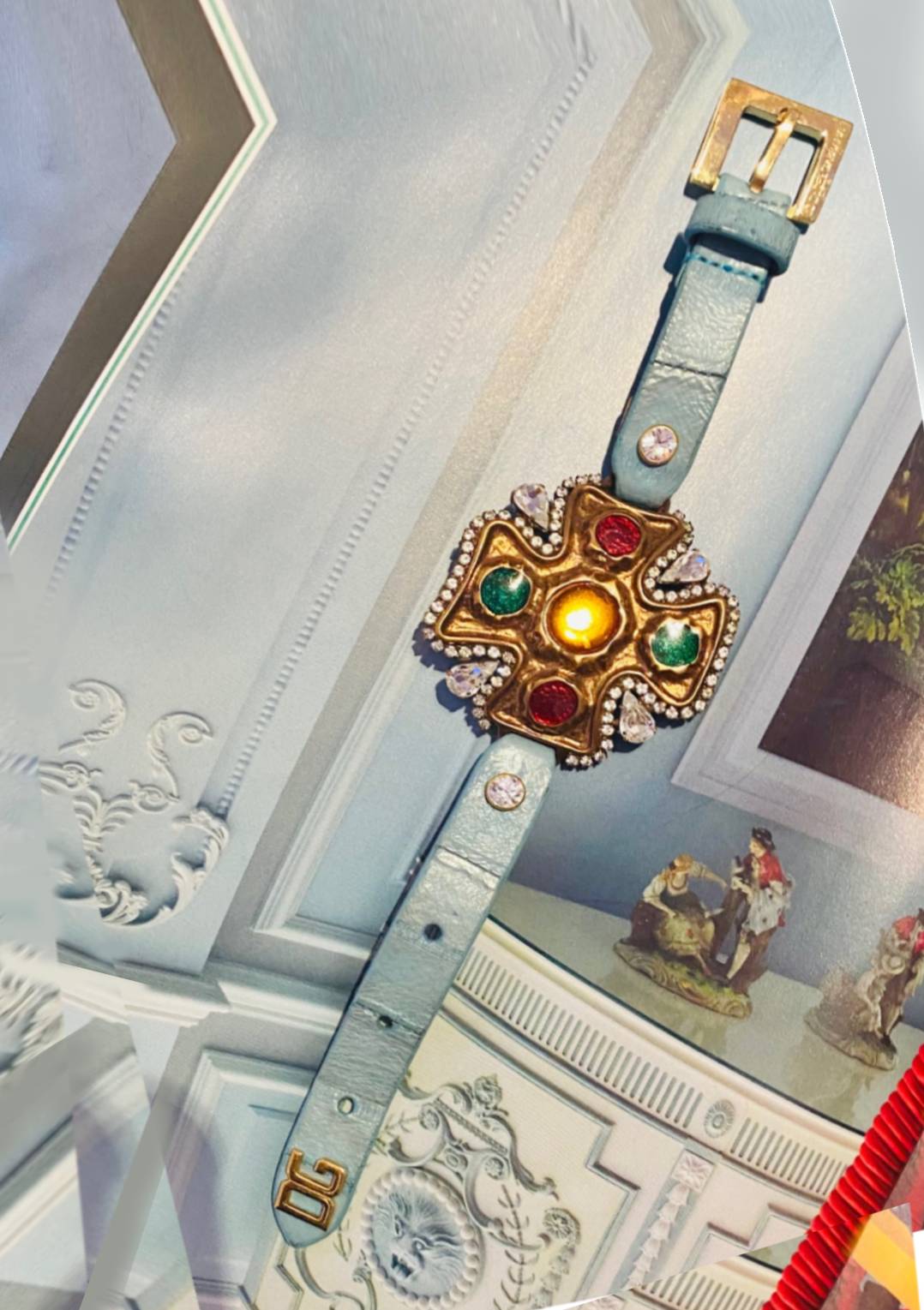 DOLCE & GABBANA JEWELLED STONE BRACELET - STYLE-CHNGR