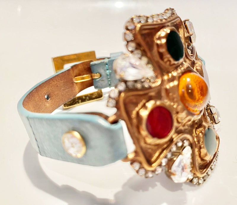DOLCE & GABBANA JEWELLED STONE BRACELET - STYLE-CHNGR
