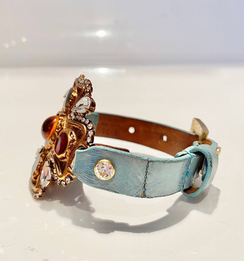 DOLCE & GABBANA JEWELLED STONE BRACELET - STYLE-CHNGR