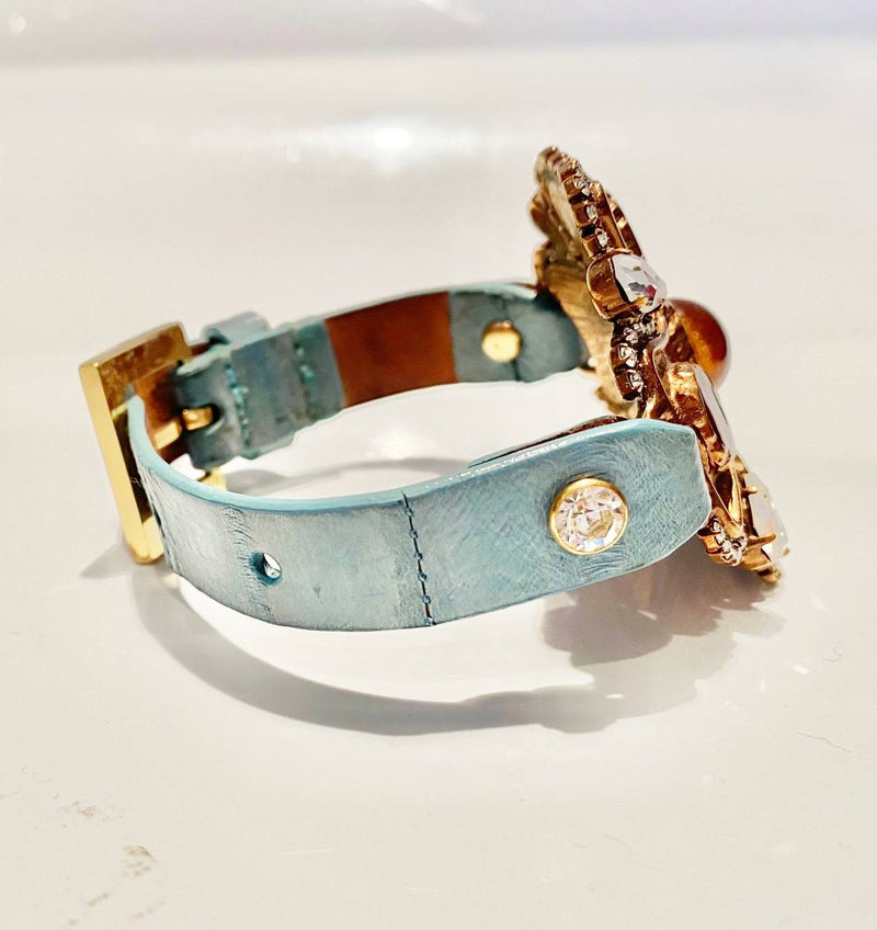 DOLCE & GABBANA JEWELLED STONE BRACELET - STYLE-CHNGR