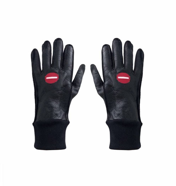 2000s Gucci Black Leather Gloves - STYLE-CHNGR