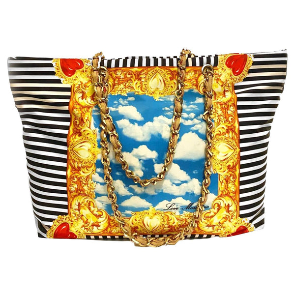 2000s Moschino Novelty Nylon Shoulder bag - STYLE-CHNGR