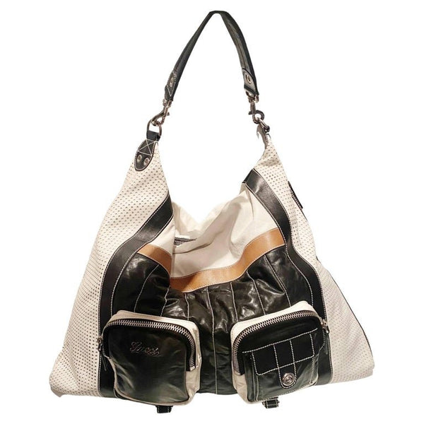 2000s Tom Ford by Gucci Large Multicolor Leather Shoulder Bag - STYLE-CHNGR