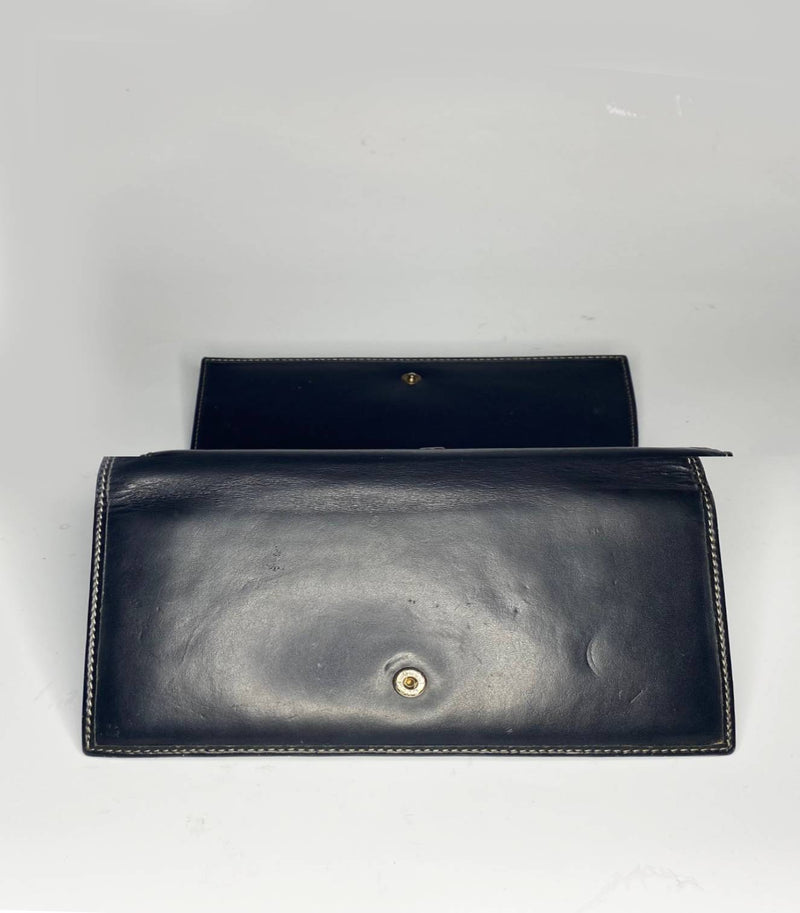 2000s Tom Ford for Gucci Black Leather Wallet - STYLE-CHNGR