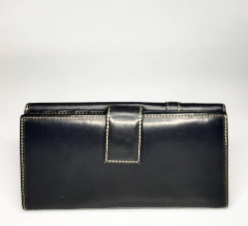 2000s Tom Ford for Gucci Black Leather Wallet - STYLE-CHNGR