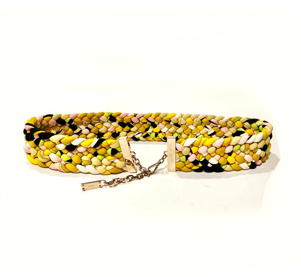 Emilio Pucci Braided Multicolour Belt - STYLE-CHNGR
