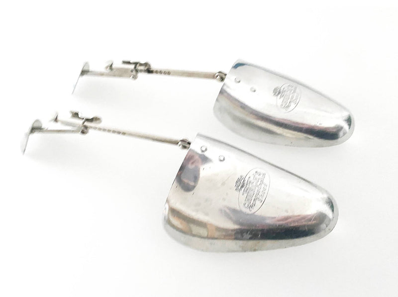 Mid-Century Church's Silver Tone Shoe Tree Steel Stretchers - STYLE-CHNGR