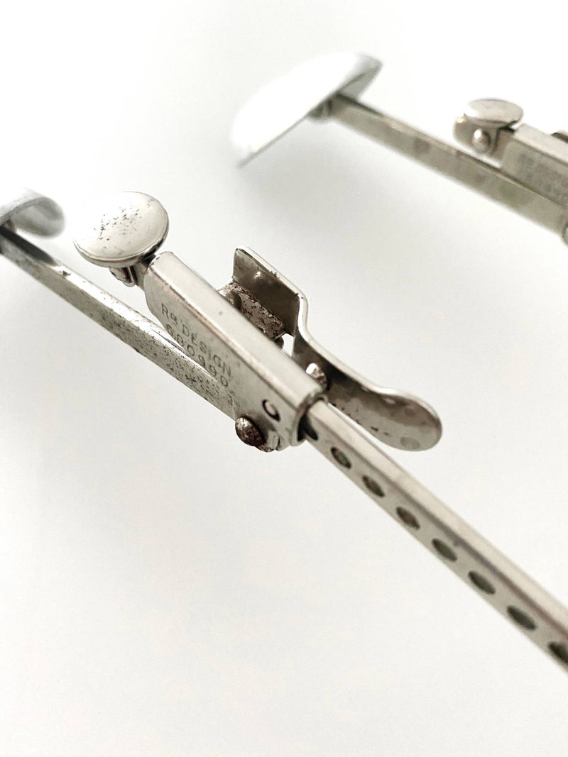 Mid-Century Church's Silver Tone Shoe Tree Steel Stretchers - STYLE-CHNGR